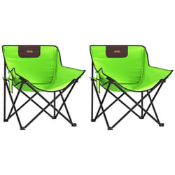 VidaXL 366552 outdoor chair Terrace Polyester, Steel Green