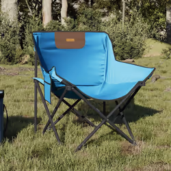 VidaXL 366553 outdoor chair Terrace Polyester, Steel Blue