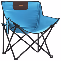 VidaXL 366553 outdoor chair Terrace Polyester, Steel Blue - Additional view 4