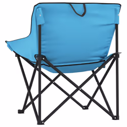 VidaXL 366553 outdoor chair Terrace Polyester, Steel Blue - Additional view 8