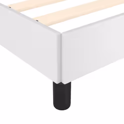 vidaXL Bed Frame Bed Base Bedstead Grey 120x190 cm Small Double Faux Leather - white - Additional view 6