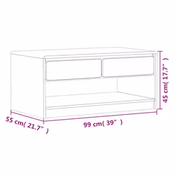 VidaXL 377598 coffee/side/end table - Additional view 8