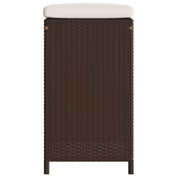VidaXL 368688 outdoor chair Terrace Padded seat Polyrattan, Steel Cream, White - Additional view 5
