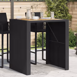 VidaXL 368696 outdoor table Black