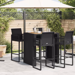 VidaXL 368696 outdoor table Black