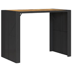 VidaXL 368698 outdoor table Black