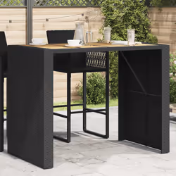 VidaXL 368698 outdoor table Black