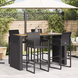VidaXL 368700 outdoor table Black