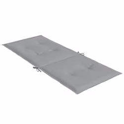 vidaXL Highback Chair Cushions Seat Cushion Seat Pillow Sofa Cushion Fabric - melange light grey, 120 x 50 x 4 cm/ 2 pcs - Additional view 5