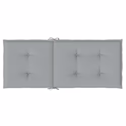 vidaXL Highback Chair Cushions Seat Cushion Seat Pillow Sofa Cushion Fabric - melange light grey, 120 x 50 x 4 cm/ 2 pcs - Additional view 6