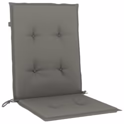 vidaXL Lowback Chair Cushions Seat Cushion Seat Pad Pillow Sofa Cushion Fabric - melange dark grey, 100 x 50 x 4 cm/ 4 pcs - Additional view 4