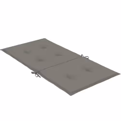 vidaXL Lowback Chair Cushions Seat Cushion Seat Pad Pillow Sofa Cushion Fabric - melange dark grey, 100 x 50 x 4 cm/ 4 pcs - Additional view 5