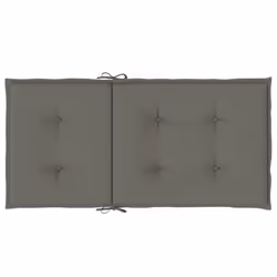 vidaXL Lowback Chair Cushions Seat Cushion Seat Pad Pillow Sofa Cushion Fabric - melange dark grey, 100 x 50 x 4 cm/ 4 pcs - Additional view 6
