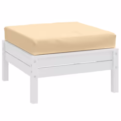 vidaXL Pallet Cushion Melange Beige 23.6x23.6x3.9 Fabric