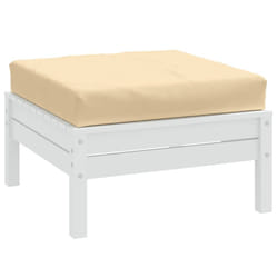 vidaXL Pallet Cushion Melange Beige 23.6x23.6x3.9 Fabric