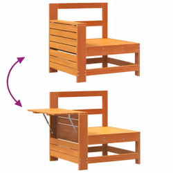 VidaXL 844880 outdoor bench Wood - Additional view 7