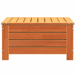 vidaXL Garden Footstool Outdoor Ottoman Footrest Wax Brown Solid Wood Pine - Additional view 4
