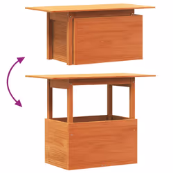 VidaXL 844910 outdoor bench Wood - Additional view 8