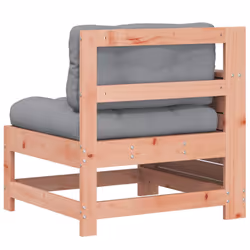 vidaXL Garden Armrest Sofa with Cushion Outdoor Sofa Couch Solid Wood Douglas - Additional view 5