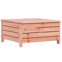 vidaXL Garden Footstool with Cushion Ottoman Stool Footrest Solid Wood Douglas