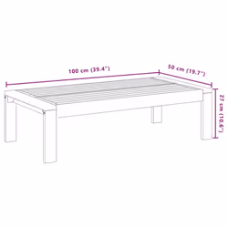 VidaXL 367620 outdoor bench Acacia wood - Additional view 8
