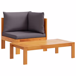 VidaXL 367632, Dark Grey, Acacia wood, 110 kg, Adults & Children, 1000 mm, 500 mm