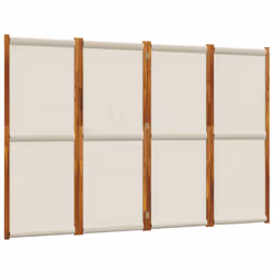 vidaXL Room Divider Wall Partition Screen Panel Room Separator Privacy Screen - light grey, 280 x 180 cm