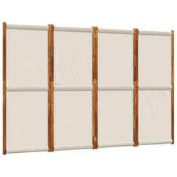 vidaXL Room Divider Wall Partition Screen Panel Room Separator Privacy Screen - light grey, 280 x 180 cm