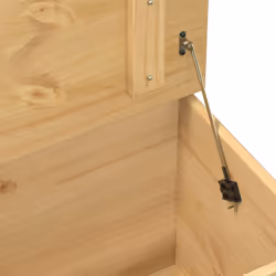 vidaXL Storage Box Blanket Box Storage Chest Toy Box Trunk Solid Wood Pine - Additional view 7