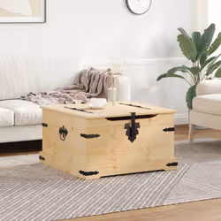VidaXL 4002771 storage box Metal, Pine, Wood - Additional view 3