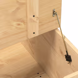 VidaXL 4002771 storage box Metal, Pine, Wood - Additional view 7