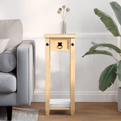 vidaXL Plant Stand Living Room Plant Pot Holder Flower Stand Solid Wood Pine