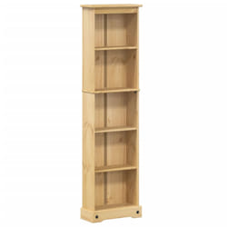 vidaXL Bookcase Display Bookshelf Storage Cabinet Book Rack Solid Wood Pine