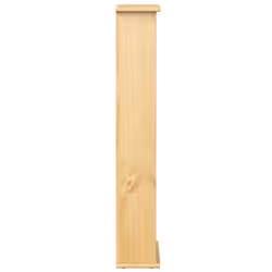 vidaXL CD Cabinet Display Cabinet Storage Cupboard Bookcase Solid Wood Pine - Additional view 4