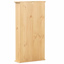 vidaXL CD Cabinet Display Cabinet Storage Cupboard Bookcase Solid Wood Pine - Additional view 5