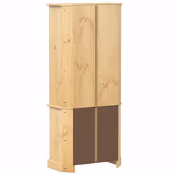 vidaXL Highboard Sideboard Side Cabinet Home Storage Cupboard Solid Wood Pine - Additional view 5