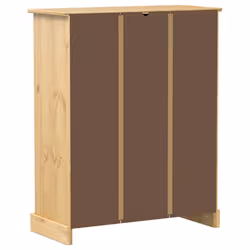 vidaXL Wine Cabinet Wine Cupboard Sideboard Drinks Cabinet Solid Wood Pine - Additional view 5
