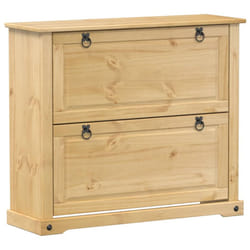 vidaXL Wine Cabinet Wine Cupboard Sideboard Drinks Cabinet Solid Wood Pine - 99 x 32 x 85 cm