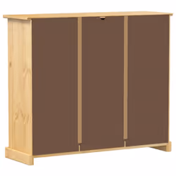 vidaXL Wine Cabinet Wine Cupboard Sideboard Drinks Cabinet Solid Wood Pine - 99 x 32 x 85 cm - Additional view 5