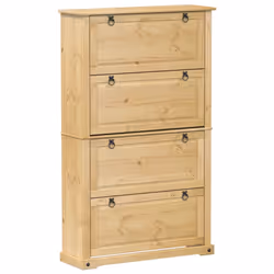 vidaXL Wine Cabinet Wine Cupboard Sideboard Drinks Cabinet Solid Wood Pine - 99 x 32 x 163,5 cm