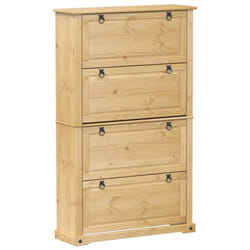 vidaXL Wine Cabinet Wine Cupboard Sideboard Drinks Cabinet Solid Wood Pine - 99 x 32 x 163,5 cm