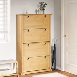 vidaXL Wine Cabinet Wine Cupboard Sideboard Drinks Cabinet Solid Wood Pine - 99 x 32 x 163,5 cm