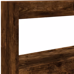 vidaXL Headboard Cabinet with LED Home Bed Headboard Smoked Oak 100x17x102 cm - Additional view 8