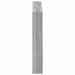 vidaXL Headboard Cabinet with LED Bed Headboard Grey Sonoma 100x17x102 cm - Additional view 6