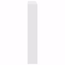 vidaXL Headboard Cabinet with LED Bedroom Bed Headboard White 120x17x102 cm - Additional view 6