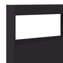vidaXL Headboard Cabinet with LED Bedroom Bed Headboard Black 140x17x102 cm - Additional view 8