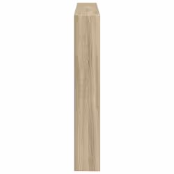 vidaXL Headboard Cabinet with LED Bedroom Bed Header Sonoma Oak 140x17x102 cm - Additional view 6