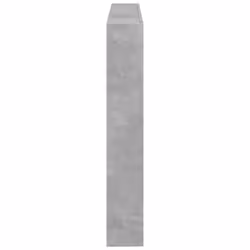 vidaXL Headboard Cabinet with LED Bed Headboard Concrete Grey 140x17x102 cm - Additional view 6