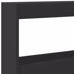 vidaXL Headboard Cabinet with LED Bedroom Bed Headboard Black 160x17x102 cm - Additional view 8