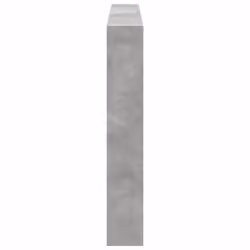 vidaXL Headboard Cabinet with LED Bed Headboard Concrete Grey 160x17x102 cm - Additional view 6